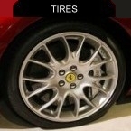 Tires fitted for the Ferrari Fiorano 599 GTB
